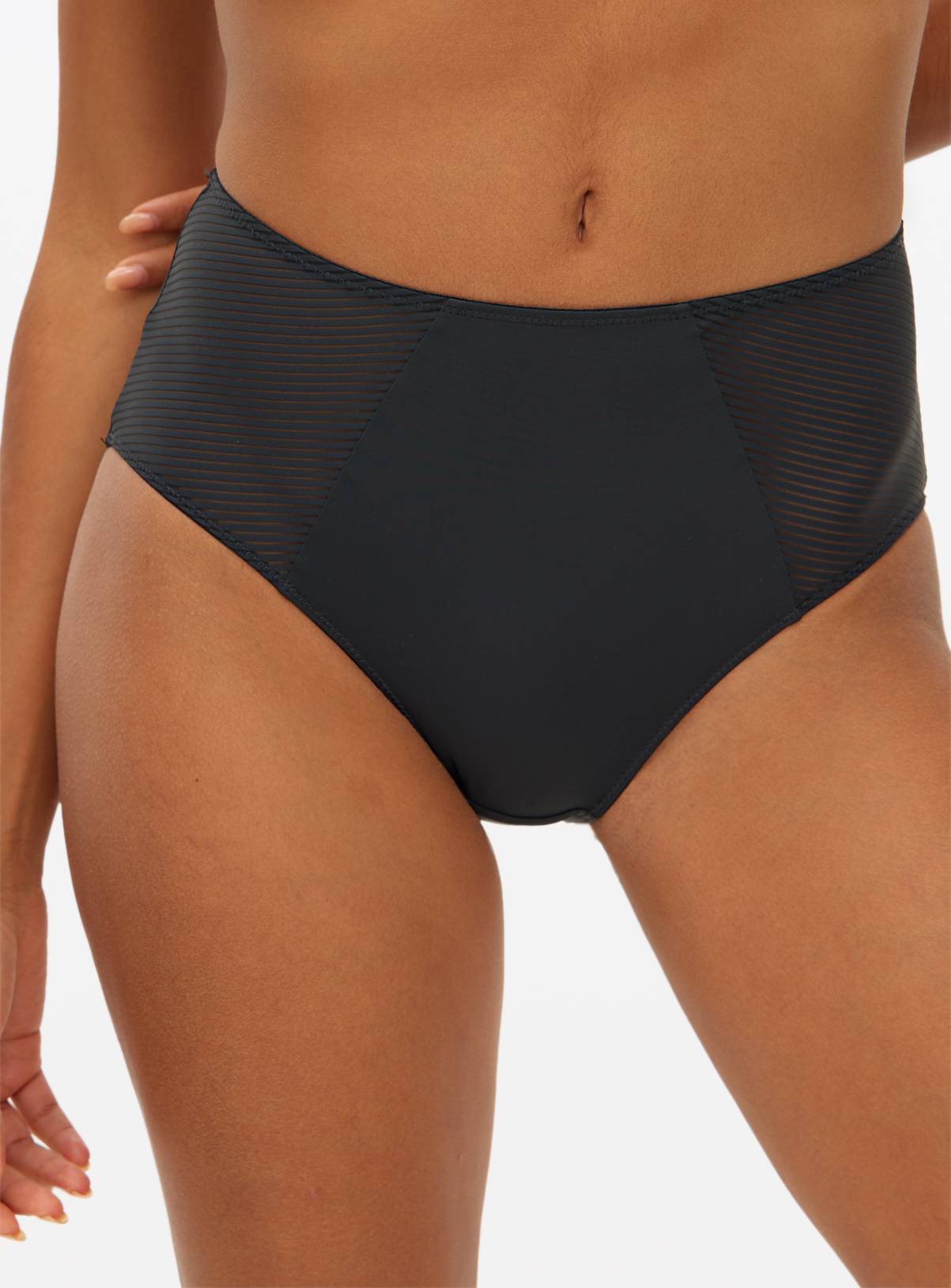 Mesh Stripe Full Knickers 3 Pack 18 - Image 2